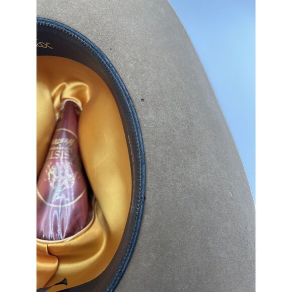 Vintage RESISTOL 2X Double X PECOS Cowboy Hat Brown Size 7 Review All Photos - Picture 7 of 16